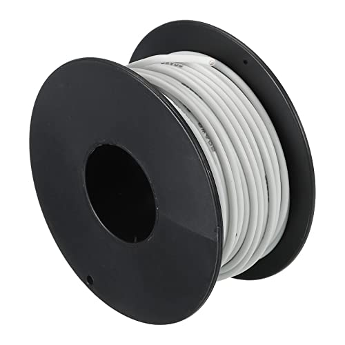 sourcing map 20AWG Elektrischer Draht 15 Meter Stromkabel 0,52 mm² Verzinntes Kupferkabel, Kfz Kabel Hohe Temperatur Litzenkabel Erdkabel Verlängerungskabel Klingeldraht für Kabelkanal, Weiß sourcing map 20AWG Elektrischer Draht 15 Meter Stromkabel 0,52 mm² Verzinntes Kupferkabel, Kfz Kabel Hohe Temperatur Litzenkabel Erdkabel Verlängerungskabel Klingeldraht für Kabelkanal, Weiß von sourcing map