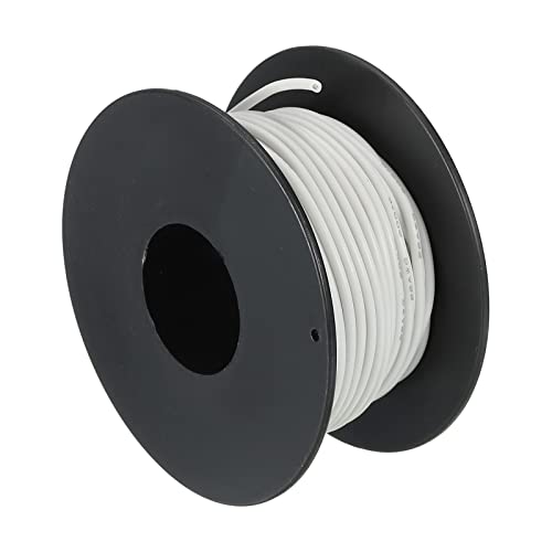 sourcing map 22AWG Elektrischer Draht 15 Meter Stromkabel 0,33 mm² Verzinntes Kupferkabel, Kfz Kabel Hohe Temperatur Litzenkabel Erdkabel Verlängerungskabel Klingeldraht für Kabelkanal, Weiß sourcing map 22AWG Elektrischer Draht 15 Meter Stromkabel 0,33 mm² Verzinntes Kupferkabel, Kfz Kabel Hohe Temperatur Litzenkabel Erdkabel Verlängerungskabel Klingeldraht für Kabelkanal, Weiß von sourcing map