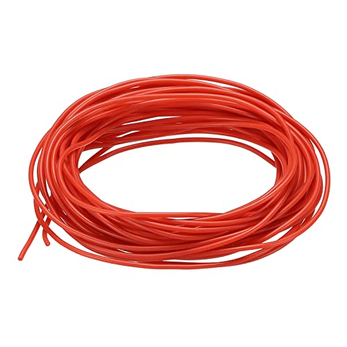 sourcing map Silikon Draht 28AWG 28 Messgerät Flexibel Verzinntes Kupfer Standard Hochtemperatur Anschluss Kabel Rot 6m/20ft für Auto Modell Manipulatoren Elektrogeräte Bastler von sourcing map