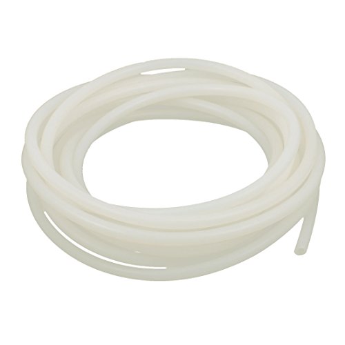 sourcing map Silikon Durchscheinend Rohr Wasser Luftpumpe Schlauchleitung 5 Meter 3mm x 6mm von sourcing map