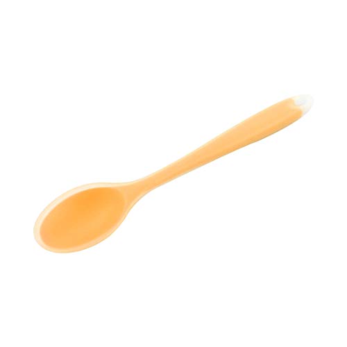 sourcing map Silikon Esslöffel Gebürstet Tischlöffel Dessert Löffel Utensilien für Küche Restaurant Orange von sourcing map