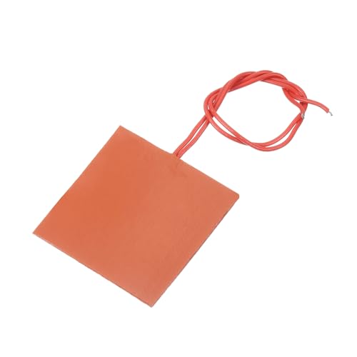 sourcing map Silikon-Heizmatte, 12V 10W Heizfolie Flexible Heizplatte 60mmx60mm Heizmatte für konstante Temperatur von sourcing map