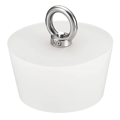sourcing map Silikon Kautschuk Konischer Stecker 60mm bis 73mm Solid Bungs Stopper mit Griff für Reagenzgläser Wasserleitung Drainageloch Weiß sourcing map Silikon Kautschuk Konischer Stecker 60mm bis 73mm Solid Bungs Stopper mit Griff für Reagenzgläser Wasserleitung Drainageloch Weiß von sourcing map
