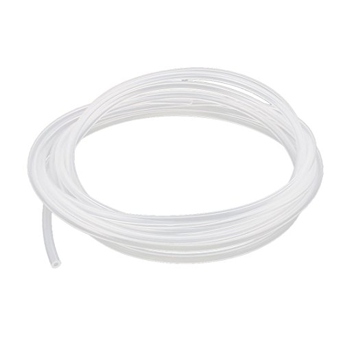 sourcing map Silikon Rohr 2mm ID X 4mm OD 6.56ft Flexibel Silikon Kautschukschlauch Wasser Luftschlauch Transparent für Pumpentransfer von uxcell