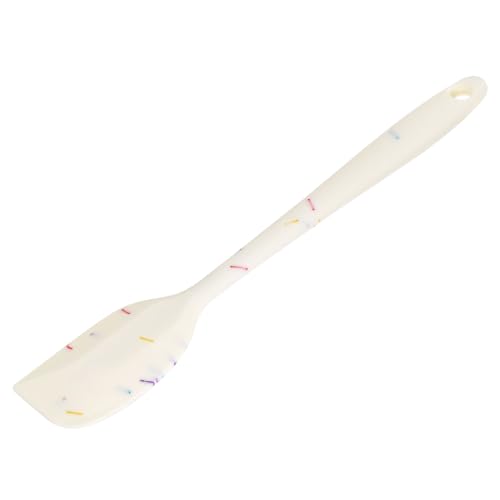 sourcing map Silikon Spachtel Löffel 8.5" Hitzebeständig Schaber für Backen Kochen Mischen Weiß von sourcing map