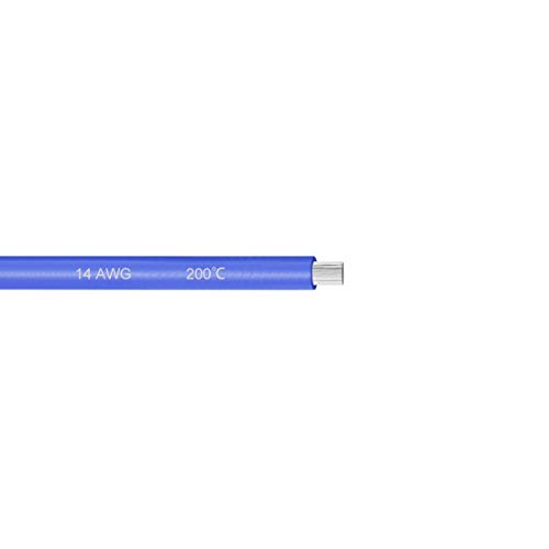 sourcing map Silikonkabel 14 AWG Elektrodrähte Litzenkern von verzinnt Kupferdraht 7 ft Blau sourcing map Silikonkabel 14 AWG Elektrodrähte Litzenkern von verzinnt Kupferdraht 7 ft Blau von sourcing map