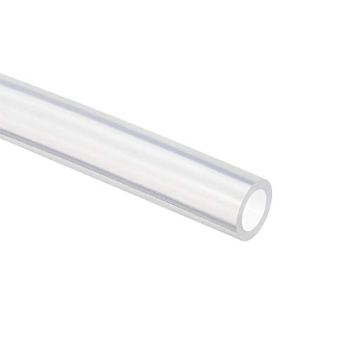 sourcing map Silikonschlauch 7.9mm ID x 11.1mm OD 1m Flexible Gummischlauch Luftschlauch Wasserleitung für Pumpentransfer Klar von sourcing map