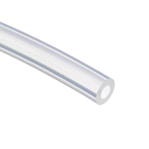 sourcing map Silikonschlauch 3/16"(5mm) ID x 3/8"(10mm) OD 3.3ft(1m) Gummischlauch Luftschlauch Wasserleitung für Pumpentransfer Klar von sourcing map