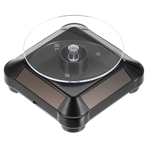 sourcing map Solarständer Drehscheibe 3.54" Platte Durchm Batterie Doppelte Nutzung LED 360° Zwei Wege Drehung ABS Plastik Automatisch Drehbare Display für 3D Drucker Schmuck Anzeige Schwarz sourcing map Solarständer Drehscheibe 3.54" Platte Durchm Batterie Doppelte Nutzung LED 360° Zwei Wege Drehung ABS Plastik Automatisch Drehbare Display für 3D Drucker Schmuck Anzeige Schwarz von sourcing map
