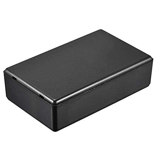 sourcing map Staubdicht Verteilerdose 100x60x28mm ABS für Elektroprojekt Schwarz von sourcing map