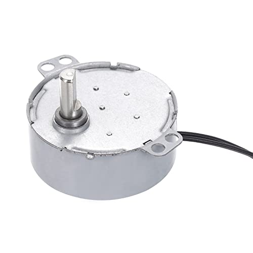 sourcing map Synchronous Motor AC220-240V 4-5RPM 50-60Hz CCW/CW 4W D Welle Elektromotor für Mikrowelle Ofen Lüfter von sourcing map