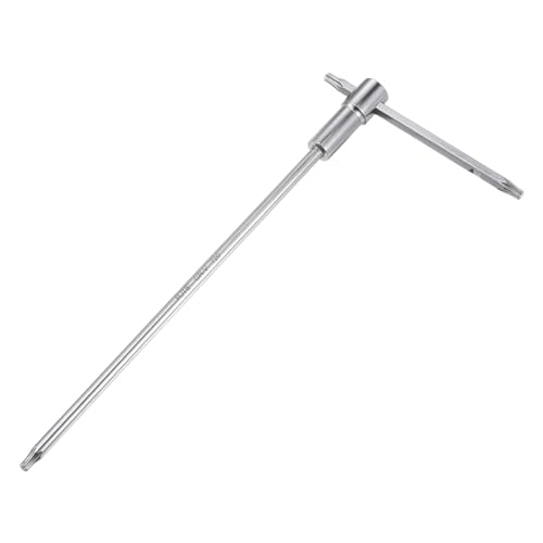 sourcing map T20 Gleitender T-Griff Torx Sternschlüssel für Schnelldreher CR-V Stahl sourcing map T20 Gleitender T-Griff Torx Sternschlüssel für Schnelldreher CR-V Stahl von sourcing map