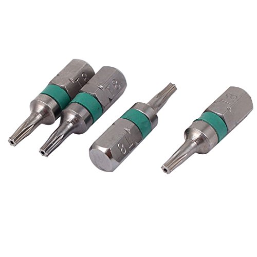 sourcing map T8 Sechskant Magnetik Torx Sicherheit Schraubendreher Bit Grau 4 Stück DE de sourcing map T8 Sechskant Magnetik Torx Sicherheit Schraubendreher Bit Grau 4 Stück DE de von uxcell