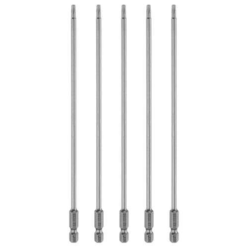 sourcing map TT15 Sicherheits-Torx-Kopf-Schraubendreher-Bits, 200 mm lang, Sechskantschaft, magnetisch, manipulationssicher, 6-Punkt-Sternschraubendreher-Bits, S2-Stahllochspitze, industrielle sourcing map TT15 Sicherheits-Torx-Kopf-Schraubendreher-Bits, 200 mm lang, Sechskantschaft, magnetisch, manipulationssicher, 6-Punkt-Sternschraubendreher-Bits, S2-Stahllochspitze, industrielle von sourcing map
