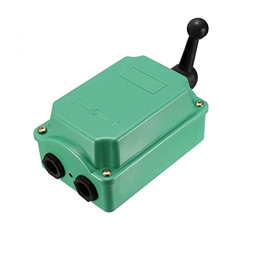 sourcing map Trommelschalter QS-30 3 Position Motorsteuerung Plastik Gehäuse 30A von sourcing map