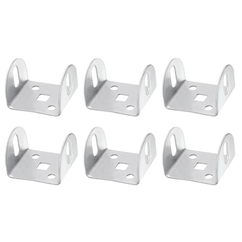 sourcing map U-Halterung für 1,93 Paneele, 44 x 49 x 34 mm, U-förmige Metallbefestigungen für Leitplanke oder Trennwände, silberfarben, 6 Stück sourcing map U-Halterung für 1,93 Paneele, 44 x 49 x 34 mm, U-förmige Metallbefestigungen für Leitplanke oder Trennwände, silberfarben, 6 Stück von sourcing map