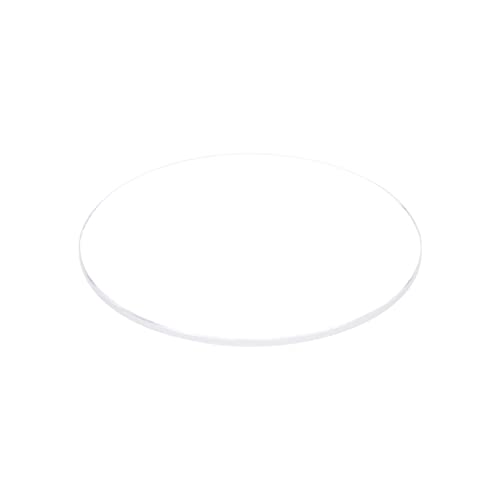 sourcing map Uhr Klare Kristall Linsenglas 26mm Durchm. 0.8mm Dick Runde Flache Mineral Hohe Durchlässigkeit Uhr Glas Ersatz für Uhrmacher Reparatur von sourcing map