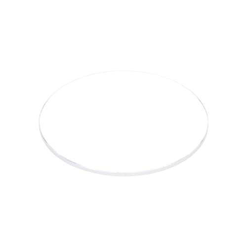 sourcing map Uhr Klare Kristall Linsenglas 27mm Durchm. 0.8mm Dick Runde Flache Mineral Hohe Durchlässigkeit Uhr Glas Ersatz für Uhrmacher Reparatur von sourcing map