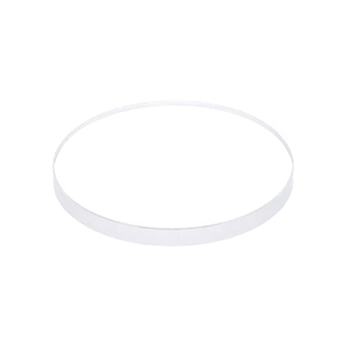 sourcing map Uhr Klare Kristall Linsenglas 28mm Durchm. 2.5mm Dick Runde Flache Mineral Hohe Durchlässigkeit Uhr Glas Ersatz für Uhrmacher Reparatur von sourcing map