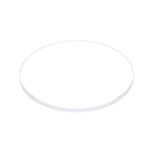 sourcing map Uhr Klare Kristall Linsenglas 30mm Durchm. 1.5mm Dick Runde Flache Mineral Hohe Durchlässigkeit Uhr Glas Ersatz für Uhrmacher Reparatur von sourcing map