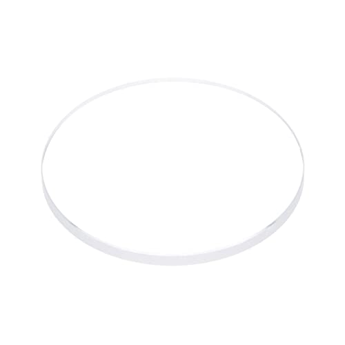 sourcing map Uhr Klare Kristall Linsenglas 32mm Durchm. 1.5mm Dick Runde Flache Mineral Hohe Durchlässigkeit Uhr Glas Ersatz für Uhrmacher Reparatur von sourcing map