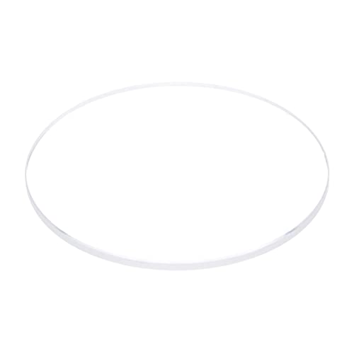 sourcing map Uhr Klare Kristall Linsenglas 37mm Durchm. 1.5mm Dick Runde Flache Mineral Hohe Durchlässigkeit Uhr Glas Ersatz für Uhrmacher Reparatur von sourcing map