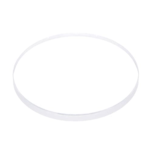 sourcing map Uhr Klare Kristall Linsenglas 38.5mm Durchm. 2.5mm Dick Runde Flache Mineral Hohe Durchlässigkeit Uhr Glas Ersatz für Uhrmacher Reparatur von sourcing map