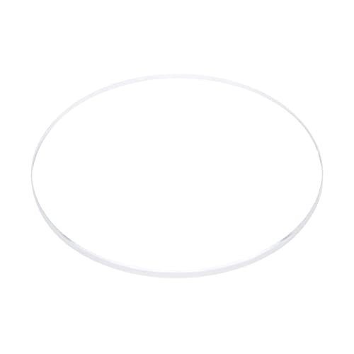 sourcing map Uhr Klare Kristall Linsenglas 40mm Durchm. 1.5mm Dick Runde Flache Mineral Hohe Durchlässigkeit Uhr Glas Ersatz für Uhrmacher Reparatur von sourcing map
