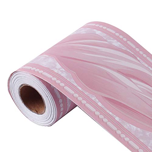 sourcing map Wandpapier Bordüre Selbstklebend Wandbelag PVC Boden für Küche Bad Schlafzimmer Wanddekor 3,94 Zoll von 32,8 Fuß Rosa Wellenmuster sourcing map Wandpapier Bordüre Selbstklebend Wandbelag PVC Boden für Küche Bad Schlafzimmer Wanddekor 3,94 Zoll von 32,8 Fuß Rosa Wellenmuster von sourcing map