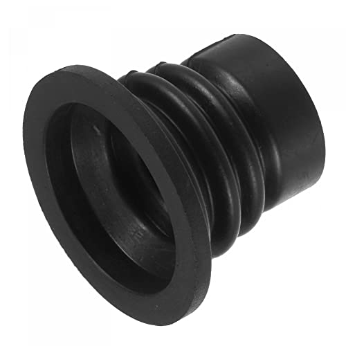 sourcing map Waschmaschine Abflussrohr Silikon Dichtungsring für Küche 39mm Schwarz von sourcing map