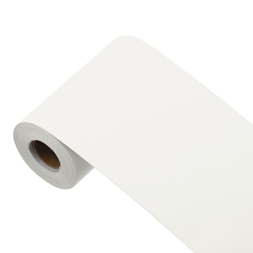 sourcing map Weiße Tapete, zum Abziehen und Aufkleben, weißes Kontaktpapier, einfarbig, Vinyl, selbstklebend, dekorativ für Wandverkleidung, 998,2 x 9,9 cm sourcing map Weiße Tapete, zum Abziehen und Aufkleben, weißes Kontaktpapier, einfarbig, Vinyl, selbstklebend, dekorativ für Wandverkleidung, 998,2 x 9,9 cm von sourcing map