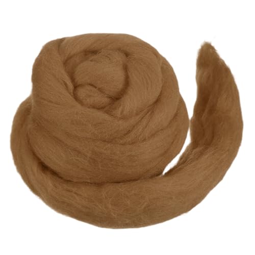 sourcing map Wollgarn, weiche Filzwolle, 120 g, reines grobes Vorgarn für Nadelfilzen, Stricken, Decken, Spinnen, Weben, Kunst, Basteln, Braun sourcing map Wollgarn, weiche Filzwolle, 120 g, reines grobes Vorgarn für Nadelfilzen, Stricken, Decken, Spinnen, Weben, Kunst, Basteln, Braun von sourcing map