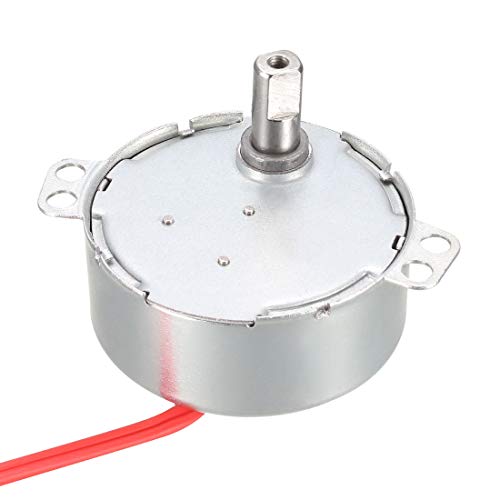 sourcing map elektrischer Motor Drehteller Synchronmotor AC 24V 50/60Hz 4W CCW/CW Richtung 30-36 U/min von sourcing map