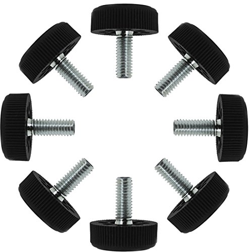sourcing map möbelfüße verstellbar 8Stk. M8x20x30mm Möbel Gleiten Nivellierfüße Basisschutz für Schreibtisch Bein von sourcing map
