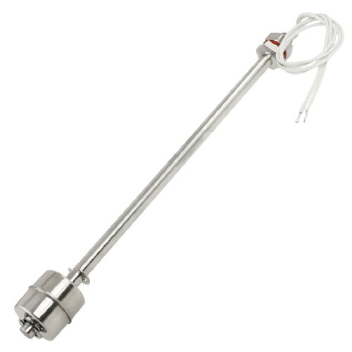 sourcing map Schwimmerschalter für Wasserpumpe Schwimmbad Gartenteich Flüssigkeitsstand Sensor M11 240mm Länge Edelstahl von sourcing map