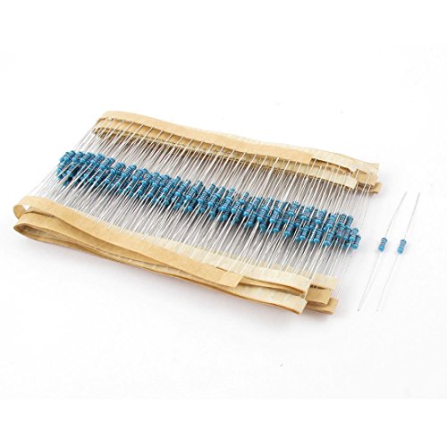 sourcing map 300Stk. 1,2 kOhm 0,25W 1% Toleranz durch Loch Metall Film Widerstand – Blau/Braun/Schwarz/Rot de sourcing map 300Stk. 1,2 kOhm 0,25W 1% Toleranz durch Loch Metall Film Widerstand – Blau/Braun/Schwarz/Rot de von uxcell