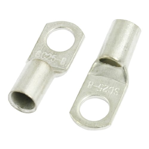 sourcing map 5 PCS 25 mm2 Kupfer-Kabel Terminal Connector für 8 mm Rückenloch de von uxcell