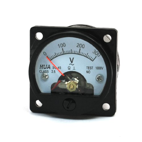 sourcing map AC 0-300V, rund, Dial Analog Panel Meter Voltmeter Messgerät, Schwarz de sourcing map AC 0-300V, rund, Dial Analog Panel Meter Voltmeter Messgerät, Schwarz de von sourcing map