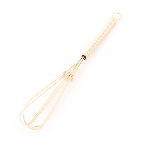 sourcing map Edelstahl Feder geladene Hand Halten Schneebesen Mischer Gold Ton 18cm Länge DE de sourcing map Edelstahl Feder geladene Hand Halten Schneebesen Mischer Gold Ton 18cm Länge DE de von uxcell