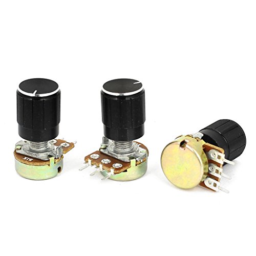 sourcing map a15011600ux0218 3 PCS 1 K Ohm Linear Taper Rotary Potentiometer 1 KB B1 K Topf, wie abgebildet (1) de von uxcell