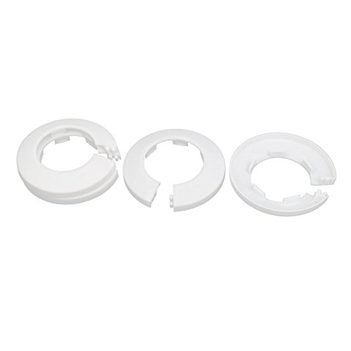 Sourcingmap a17032300ux0790 Halsband Rohrleitung, weiß, Set von 4 Stück von uxcell