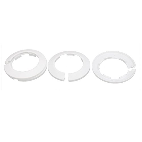 Sourcingmap a17032300ux0796 Halsband Rohrleitung, weiß, Set von 4 Stück von uxcell