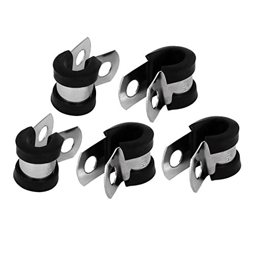 sourcing map 5stk 8mm Dmr. EPDM Gummi Gefüttert P Klemme Kabel Schlauchklemme Halter de sourcing map 5stk 8mm Dmr. EPDM Gummi Gefüttert P Klemme Kabel Schlauchklemme Halter de von uxcell