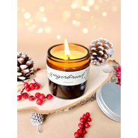 Handmade Winter Scented Candles | Gingerbread, Gift Ideas For Christmas, Vegan 100% Soy Wax Candle in Amber Glass Handmade Winter Scented Candles | Gingerbread, Gift Ideas For Christmas, Vegan 100% Soy Wax Candle in Amber Glass von soyoloCANDLE