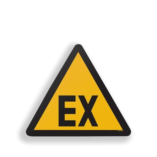 1 Stk. | INFLOORMA PRO | 400 mm | Bodenschild | D-W021 - Warnung vor explosionsfähiger Atmosphäre 1 Stk. | INFLOORMA PRO | 400 mm | Bodenschild | D-W021 - Warnung vor explosionsfähiger Atmosphäre von spLEAN