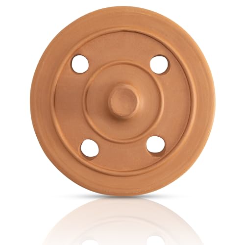 spar-home Abdeckung aus Ton zum beschweren Beschwerungsdeckel aus Terrakotta Dolma Kapağı Taşı Ø21.5 cm von spar-home