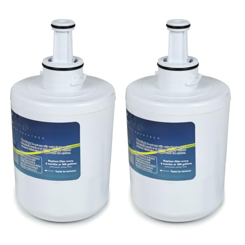Sparesbarn 2x Kühlschrank Wasserfilter Ersatz für Samsung DA29-00003F DA29-00003G DA29-00003B DA29-00003A HAFIN2/EXP HAFCU1 RFC1100A von Sparesbarn