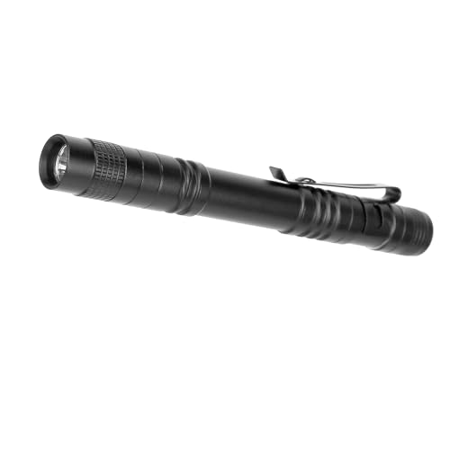sparkleing Kompakte Clip-On LED Taschenlampe, Stift EDC Taschenlampe für Camping, Hundespaziergänge, Inspektionen, Arbeit, Wandern, Outdoor-Reparaturen, AAA-Batterie betrieben [nicht enthalten] von sparkleing