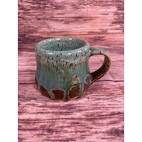 Kaffee, Tee Steinzeug Handgemachte Keramik Swirl Zeichen Signiert von sparklinggirl