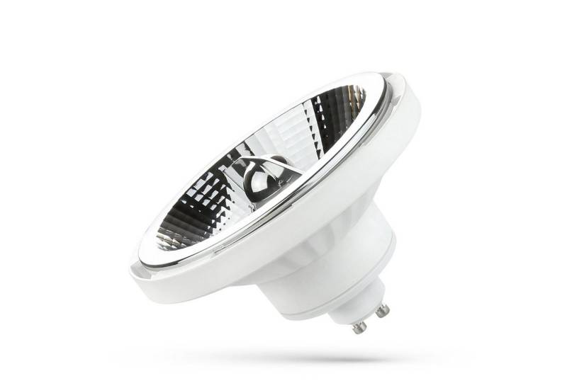 Spectrum LED-Leuchtmittel LED AR111 GU10 Reflektor 10W Weiß 800lm 20° 230V Warmweiß 830 3000K, GU10, Warmweiß von Spectrum